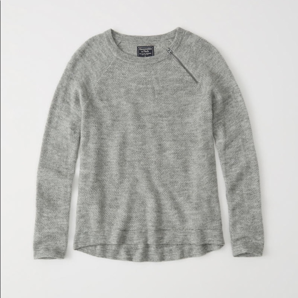 Grey Abercrombie sweater